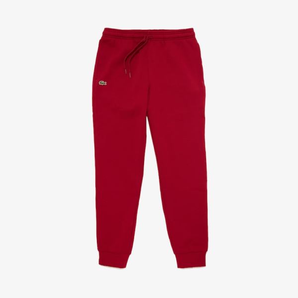 Lacoste SPORT Fleece Tennis Sweatpants Pánské - Tepláky Tmavě Červené | CZ-0JNLeA